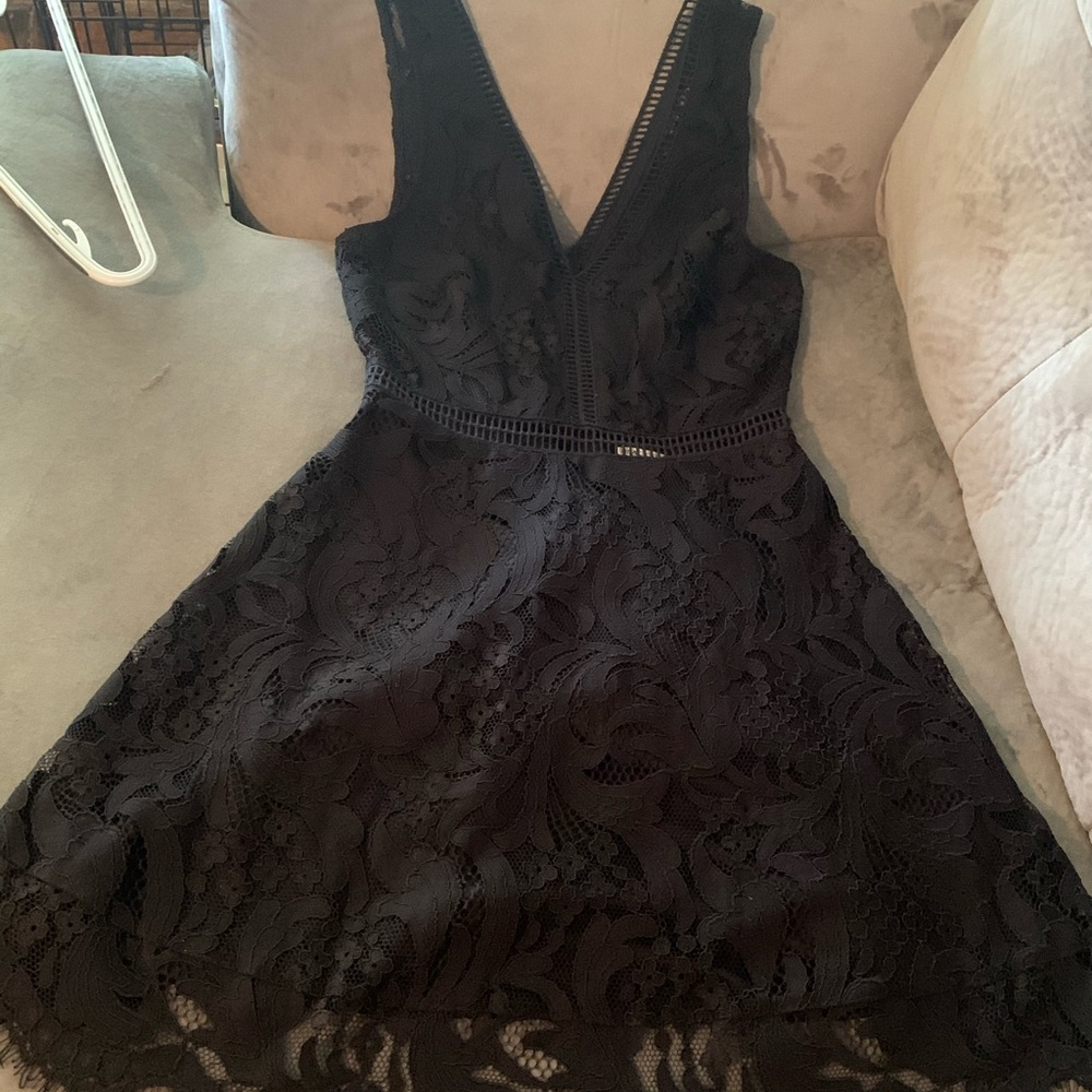 Size XS Black Swan brand little black dress